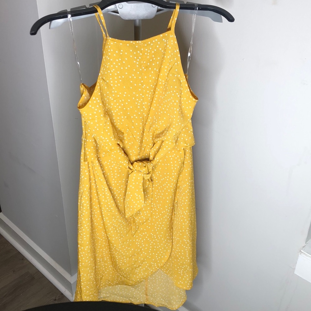 Yellow Polka dot dress